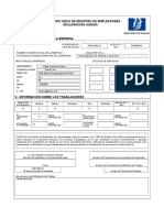 19. Formulario de Registro Unico de Empleadores