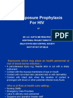 Post Exposure Prophylaxis For Hiv