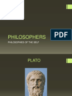 Philosophers: Philosophies of The Self