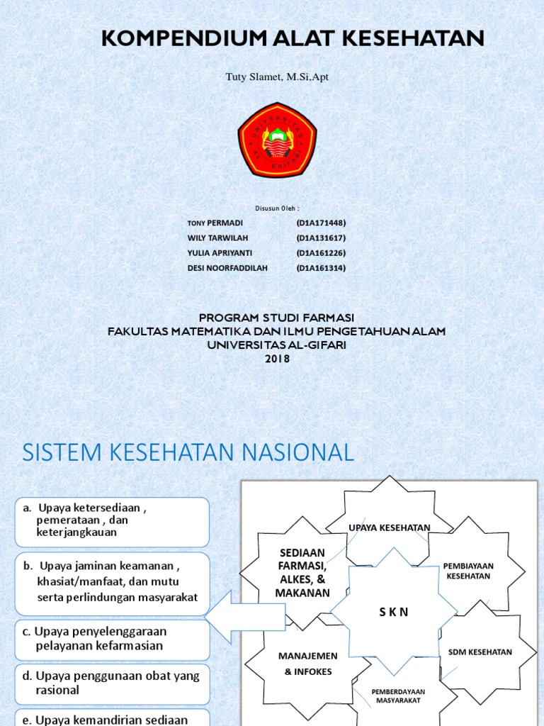 Tugas Fix Kompendium Alat Kesehatan Pptx