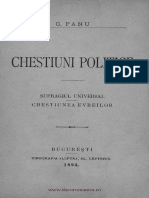 George Panu, Chestiuni Politice PDF