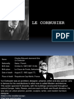 History of Arch Le Corbusier