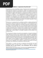 Cualidades y Competencias Del Profesorado PDF