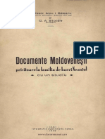 Documente Moldoveneşti Privitoare La Familia de Boieri Neoniul
