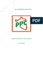 Plan de Gobierno PPC Chaclacayo