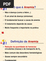 Anemias Visão Geral