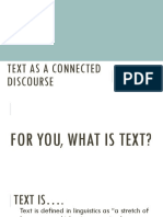 LESSON 1-Text As A Connected Discourse