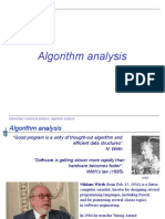 Elementary Numerical Analysis: Algorithm Analysis