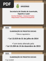 Apresentação - Elaboração de Projetos Sociais