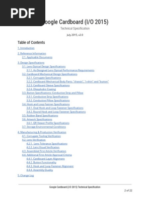 Google Cardboard I_O 2015 Technical Specifications