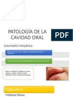 Patología de La Cavidad Oral