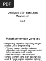 Download Bab 5 b Analysis BEP Dan Laba Maksimum by Silvester Nikita Ardikha SN38820598 doc pdf