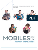 Welcome,: Thanks For Choosing Mobiles - Co.uk, The Smart Phone People Are Here To Guide You Through Your Purchase