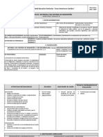 Planificación Primero de Bachillerato