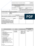 Planificación Segundo de Bachillerato