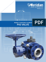 Pig Valve: Meridian Double Block and Bleed