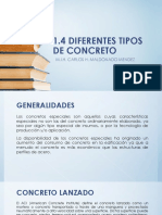 1.4 Diferentes Tipos de Concretos