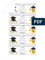 Etiquetas Graduación
