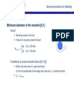 Eurocode 2: Minimum Diameter of The Mandrel (8.3)