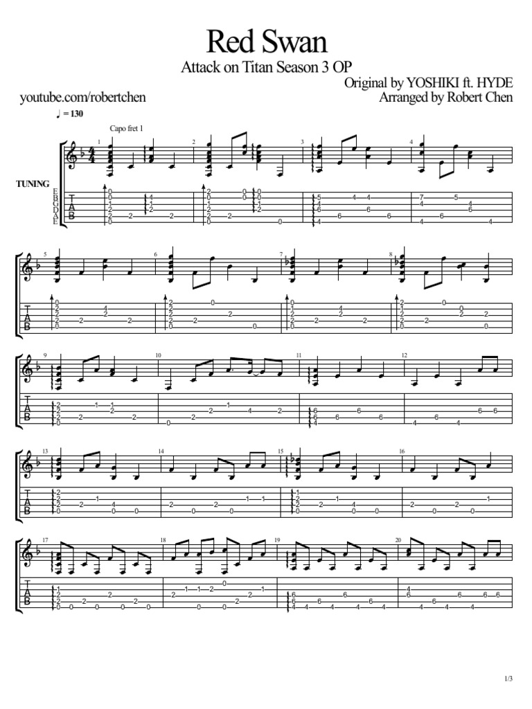 Attack On Titan S3 Op Red Swan Pdf Singles European Musical Instruments Use custom templates to tell the right story for your business. attack on titan s3 op red swan pdf