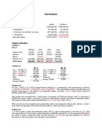 Corrections: Suggested Solution