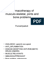 Pharmacotherapy of Musculo-Skeletal, Joints and Bone Problems