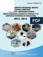 Produk Domestik Regional Bruto Provinsi Lampung Menurut Lapangan Usaha, 2012 - 2016