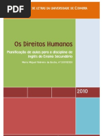 Multiculturalismo e Educação - Plano(s) de aula de inglês 12ºano