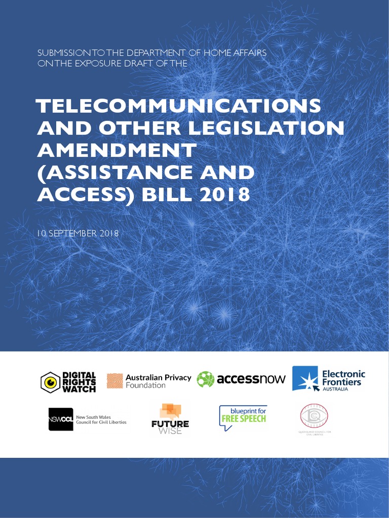 Submission Assistance And Access Bill 2018 Digital Rights Online 