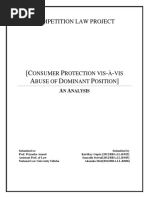 Consumer Protection Vis-A-Vis Competition Law