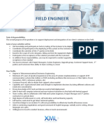 Field Engineer: Tasks & Responsibilities