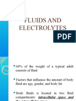 Fluids and Electrolytes