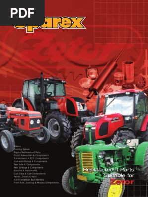 Zetor Tractor 6711 Parts Manual