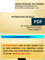 10 Aula 10 - PROPRIEDADES DOS SOLOS