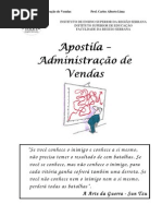 Apostila de Administrao de Vendas 2010