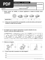 2º ano - Estudo do Meio - 2º Período