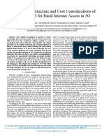 Feasibility, Architecture and Cost Considerations of Using TVWS For Rural Internet Access in 5G