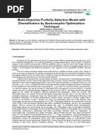 Multi-Objective Portfolio Selection Model with Diversification by Neutrosophic Optimization Technique