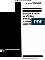 AWS A2.4-98 Standard Symbols For Welding, Brazing, and Nondestructive Examination PDF