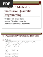 Successive Quadratic Programming