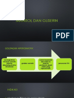 Manitol dan gliserin sebagai agen hiperosmotik untuk menurunkan TIO