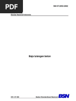 Download SNI 07-2052-2002 Baja Tulangan Beton by Septian Bayu Adinanta SN38825579 doc pdf