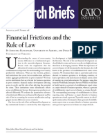 Financial Frictions and The Rule of Law