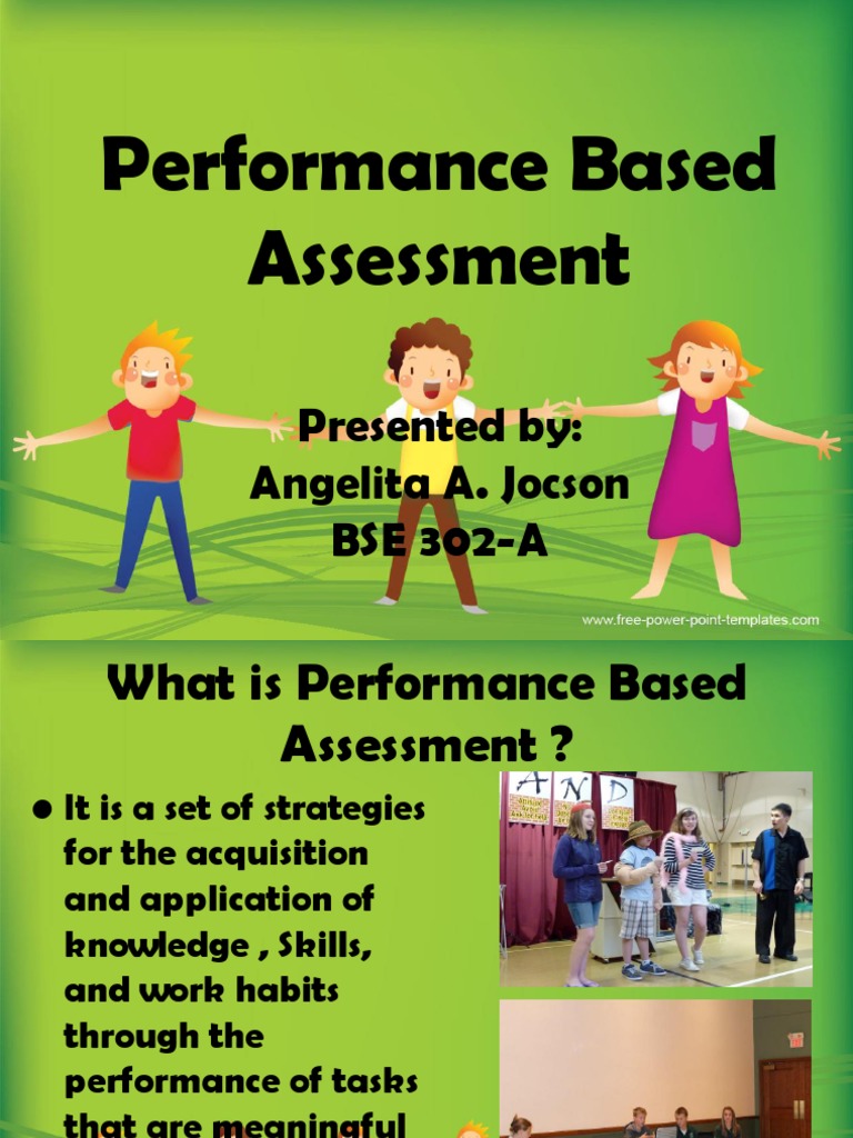 Performance-Based Assessment Overview | PDF | Educational Assessment ...