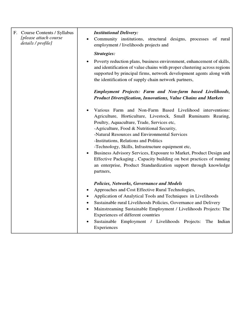 (Please Attach Course Details / Profile) : Institutional Delivery | PDF ...