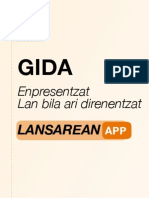 Lansarean Gida App