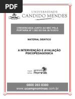A AVALIAÇÃO E INTERVENÇÃO PSICOPEDAGÓGICA.pdf