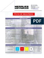 Bentonita - Ficha de Seguridad PDF