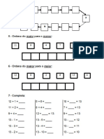 Fichas Preparação Fichas Sumativas 2º Periodo - 1º Ano Matemática