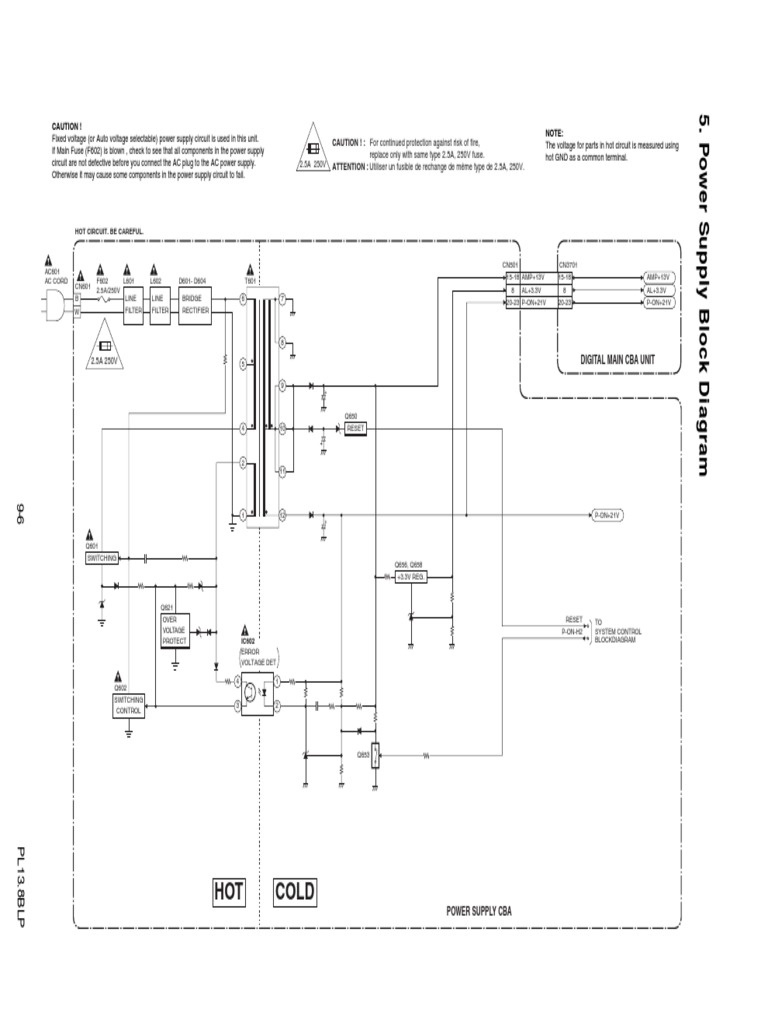 Power Supply Schematic Diagram | PDF | Power Supply | Fuse (Electrical)